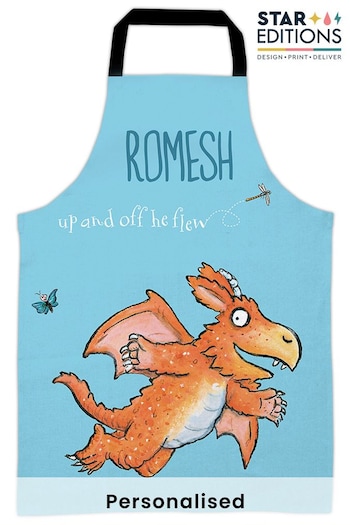 Personalised Off He Flew Zog Childrens Apron by Star Editions (Q38774) | £14.99