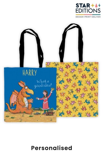 Personalised "What a good idea!" Zog Edge to Edge Tote Bag by Star Editions (Q38784) | £14.99
