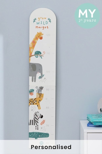 Personalised Safari Height Chart by My 1st Years (Q39052) | £30
