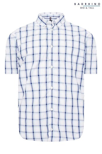 BadRhino Big & Tall Blue Check Shirt (Q39347) | £28