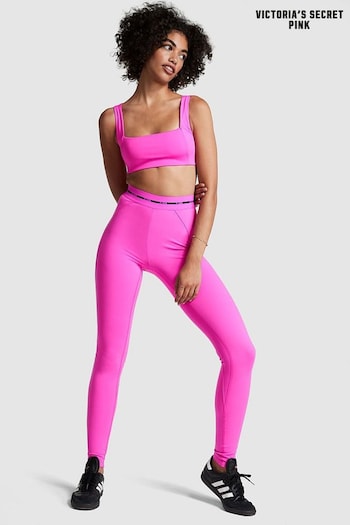 Victoria's Secret PINK Pink Berry Logo Waistband Legging (Q39477) | £18 - £23