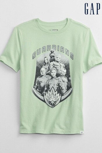 Gap Green Marvel Graphic Short Sleeve T-Shirt (Q39690) | £14