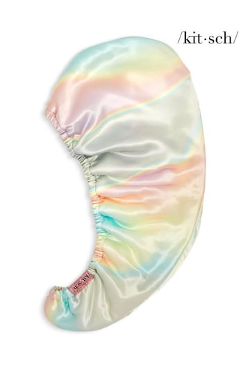 Kitsch Satin Wrapped Hair Towel in Aura (Q39704) | £25