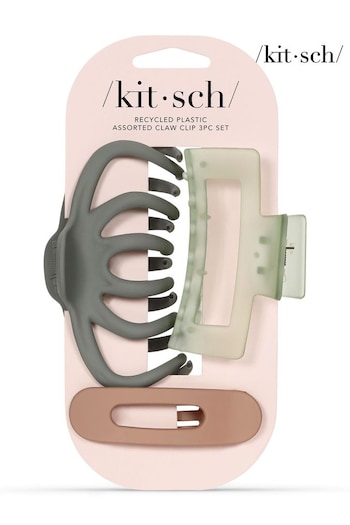 Kitsch Assorted Claw Clips 3pc Set (Q39706) | £10.50