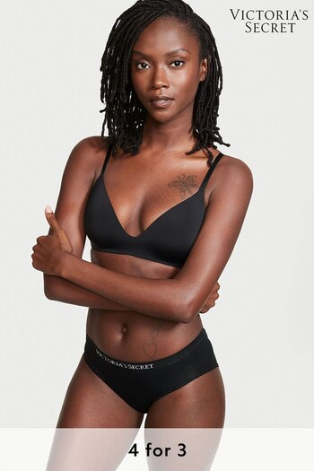 Victoria's Secret Black Smooth Seamless Hipster Knickers (Q39784) | £9
