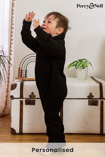 Personalised Organic Onesie with Friendly Bunny on the Reverse by Percy & Nell (Q39896) | £30