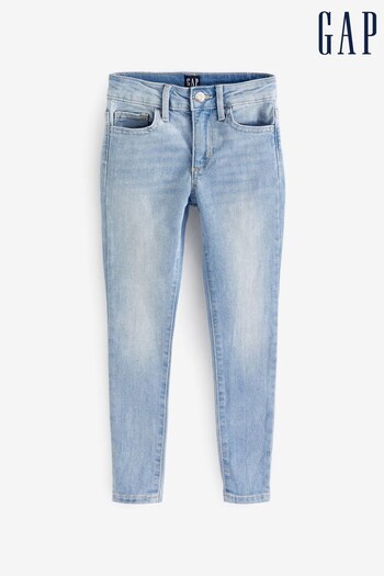 Gap Blue Mid Rise Skinny Jeans (Q40170) | £20