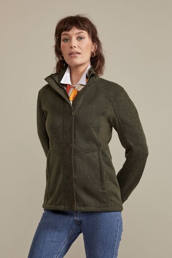 Hinter + Hobart Khaki Green Cornwall Softshell Jacket (Q40247) | £57