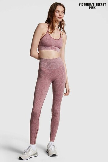 Victoria's Secret PINK Morning Rose Marl Pink Logo Legging (Q40313) | £36