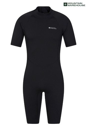 Mountain Warehouse Black Mens Shorty Neoprene Wetsuit (Q40423) | £65