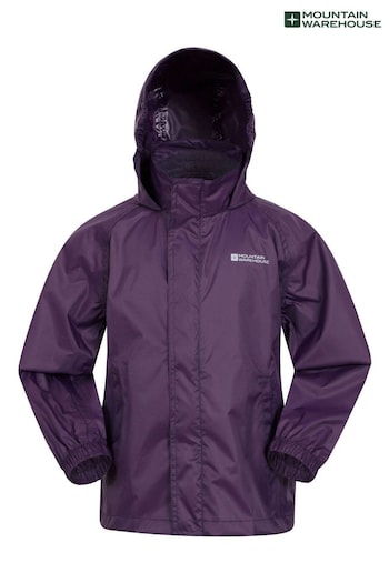 Mountain Warehouse Purple Pakka Waterproof Jacket - Kids (Q40474) | £25
