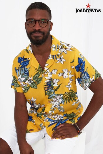 Joe Browns Yellow Happy Days Shirt (Q40511) | £43