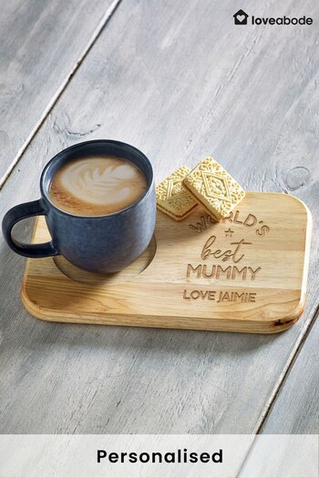 Personalised Worlds Best Hot Drink Board by Loveabode (Q40595) | £15