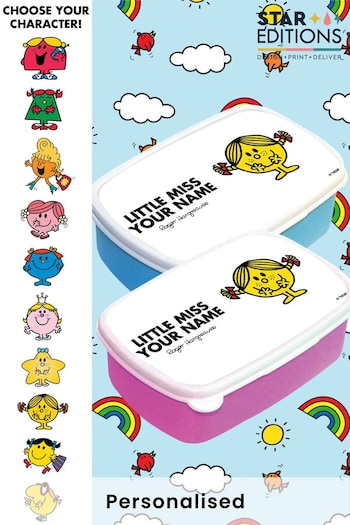 Personalised Little Miss Lunch Box by Star Editions (Q40627) | £15