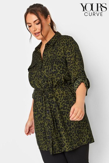 Yours Curve Green Utility Tunic (Q40881) | £29