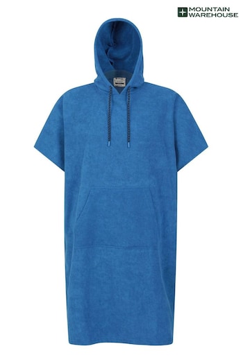 Mountain Warehouse Blue Driftwood Mens Poncho Changing Robe (Q40885) | £65
