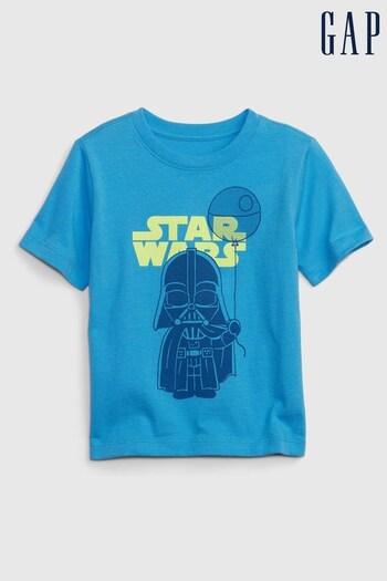 Gap Blue Star Wars Graphic T-Shirt (Q41079) | £16