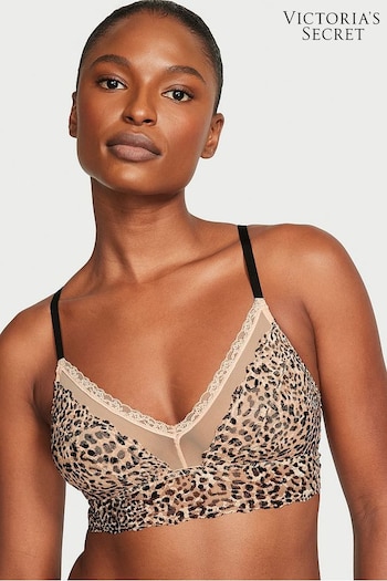 Victoria's Secret Tie Dye Leopard Posey Lace Bralette Bra (Q41506) | £29