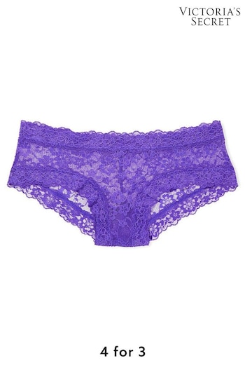Victoria's Secret Purple Shock Lacie Cheeky Knickers (Q41536) | £9