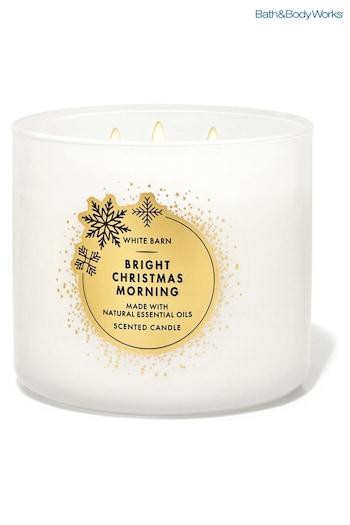 Bath & Body Works Bright Christmas Morning 3Wick Candle 14.5 oz 411 g (Q41858) | £23.50