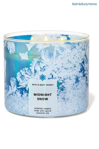 Padded & Quilted Coats Midnight Snow 3Wick Candle 14.5 oz 411 g (Q41860) | £20.50