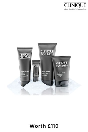 Clinique For Men Skincare Essentials Gift Set For Normal Skin Types (worth £110) (Q41898) | £94