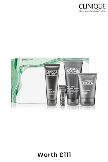 Clinique For Men Skincare Essentials Gift Set For Oily Skin Types (Q41899) | £47