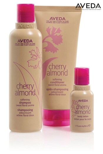 Aveda Cherry Almond Softening Hair and Body Trio (Q41944) | £36