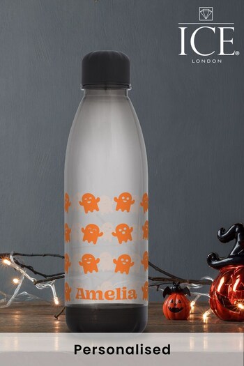 Personalised Boo  Vacuum Flask - Gold Trim Water Bottle by Ice London (Q42156) | £18