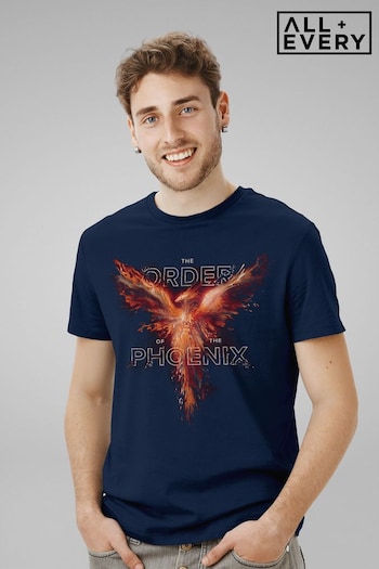 All + Every Navy Harry Potter The Order Of The Phoenix Men's T-Shirt (Q42169) | £23