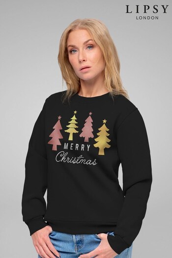 Lipsy Black 4 t-shirts Trees Women's Sweatshirt (Q42227) | £32