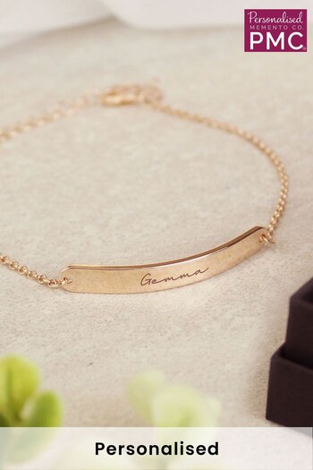 Personalised Rose Gold ID Bracelet by PMC (Q42291) | £15