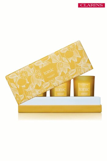 Clarins Clear Tonic Candle Trio (Worth £27) (Q42362) | £27
