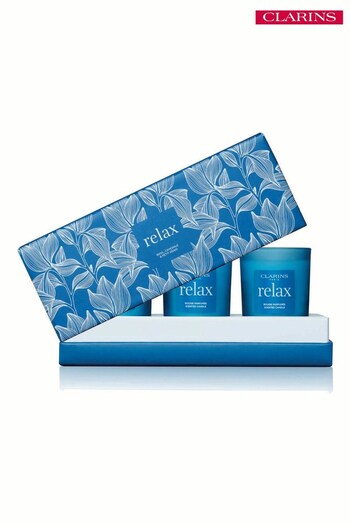 Clarins Blue Candle Trio Relax (Worth £27) (Q42363) | £27