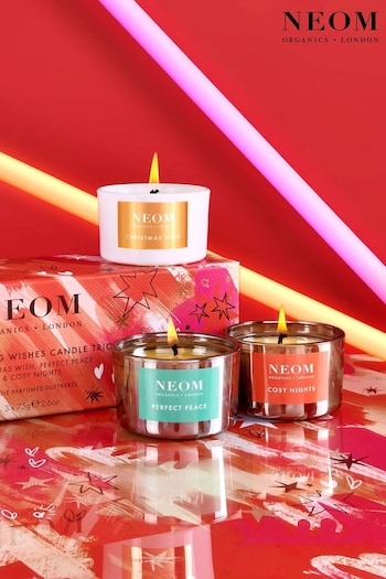 NEOM Wellbeing Wishes Candle Trio (Worth £57) (Q42368) | £48