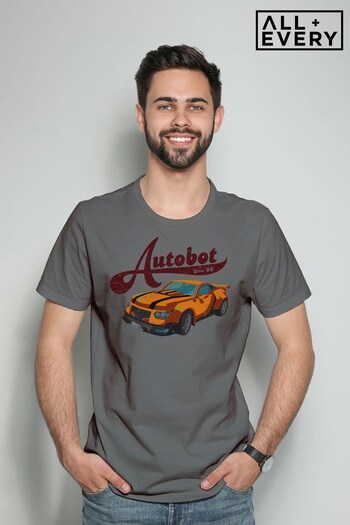 All + Every Charcoal Transformers Bumblebee Car Autobot Men's T-Shirt (Q42384) | £23