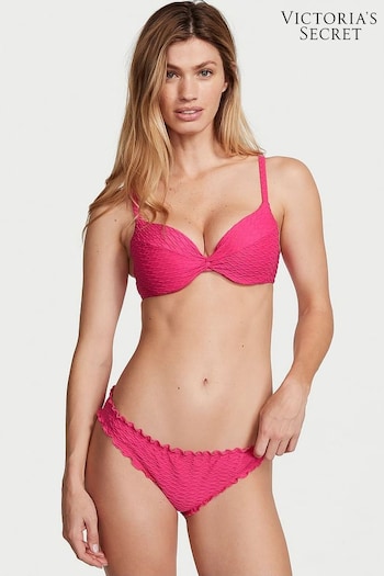 Victoria's Secret Forever Pink Fishnet Push Up Swim Bikini Top (Q42499) | £39