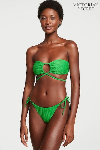 Victoria's Secret Green Fishnet Cross Over Swim Bikini Top (Q42516) | £29