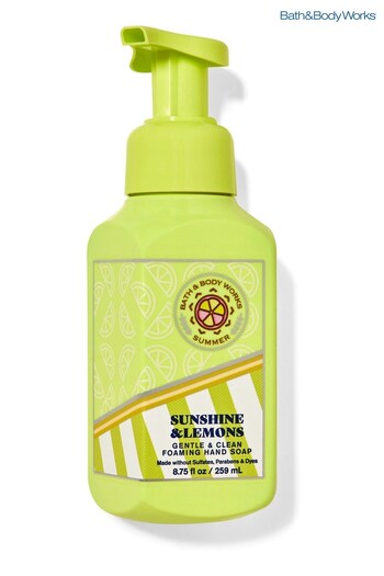 Bath & Body Works Sunshine and Lemons Gentle and Clean Foaming Hand Soap 8.75 fl oz / 259 mL (Q42573) | £10