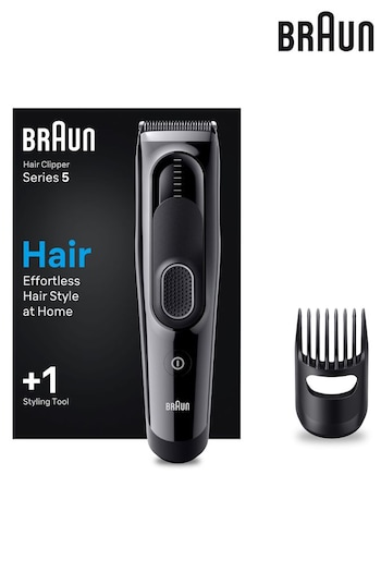 Braun Hair Clipper Series 5 HC5310, Hair Clippers For Men With 9 Length Settings (Q42756) | £45