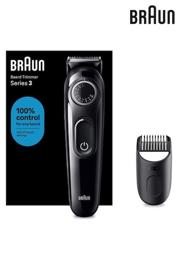 Braun Beard Trimmer Series 3 BT3400, Trimmer For Men With 50min Runtime (Q42758) | £34.50