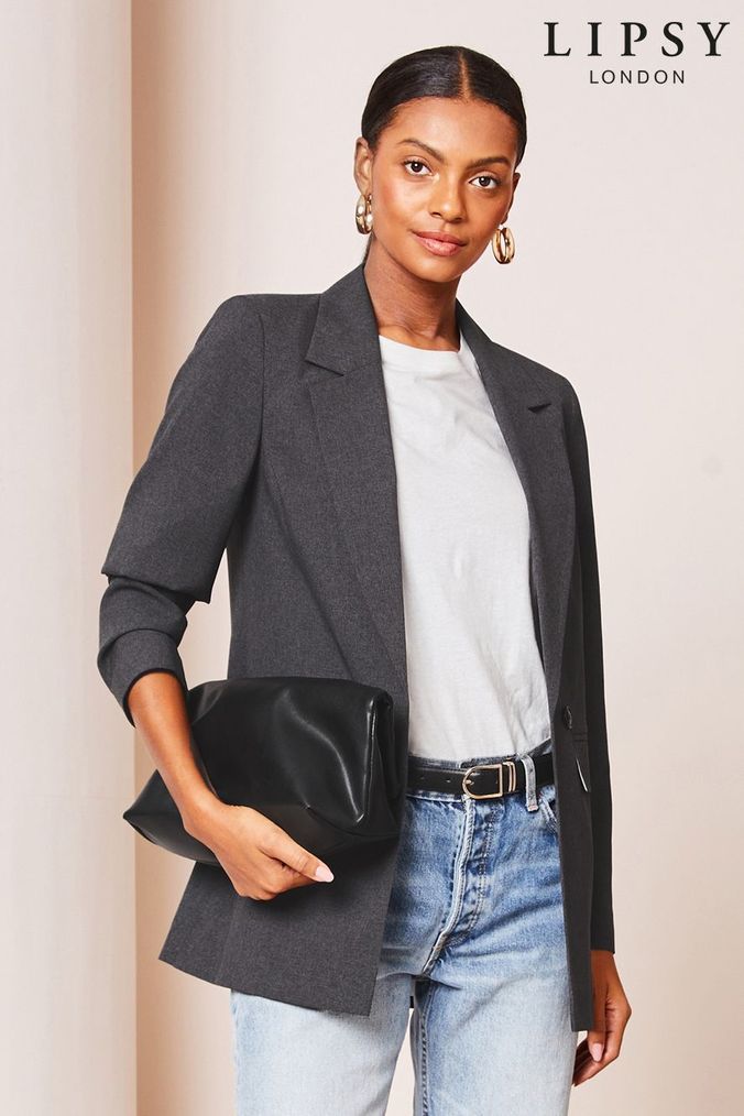 Buy Women s Lipsy Yours Curve Blazer Coatsandjackets Online ParallaxShops