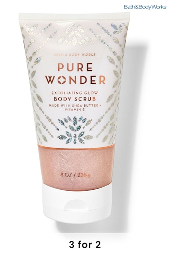 Bath & Body Works Pure Wonder Exfoliating Glow Body Scrub 8 oz / 226 g (Q42948) | £18