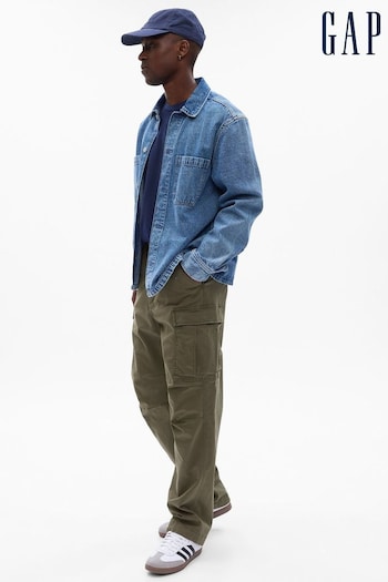 Gap Green Relaxed Utility Cargo Trousers (Q42950) | £50