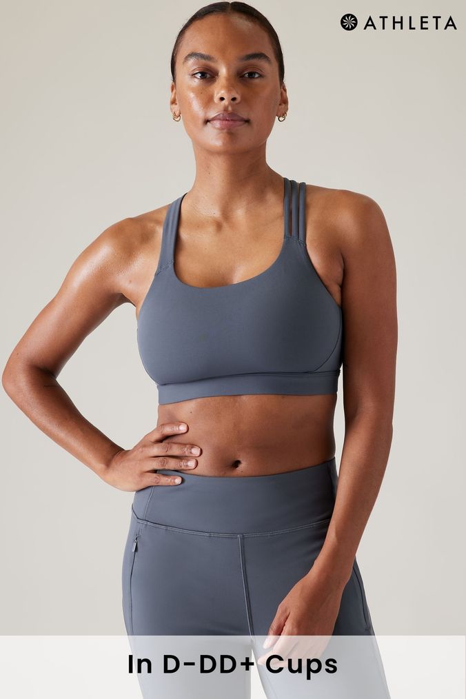 Athleta white sports bra deals