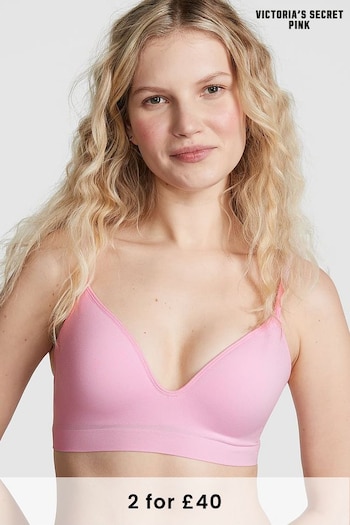 Victoria's Secret PINK Pink Bubble Seamless Bralette (Q43043) | £35