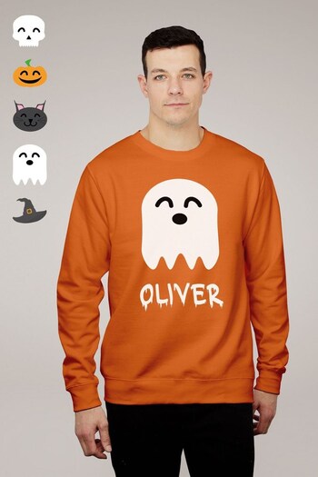Personalised Halloween Icon Men's Sweatshirt by Forever After (Q43050) | £32