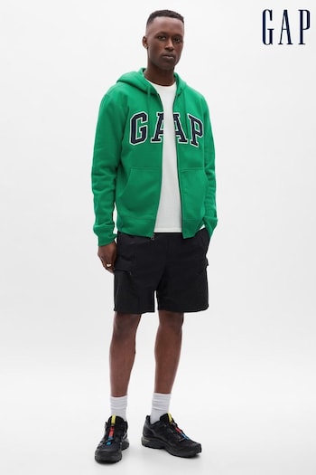 Gap Green Logo Zip Up Hoodie (Q43096) | £35