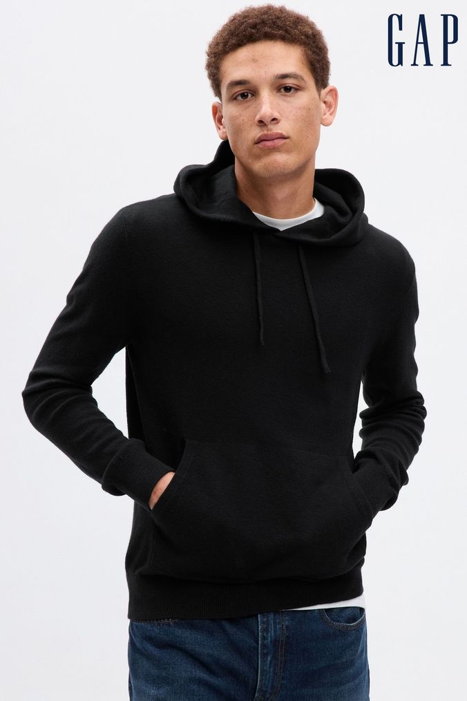 Mens on sale hooded knitwear