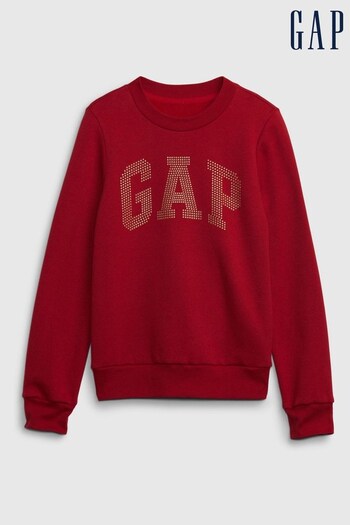 Gap Red Logo Crew Neck Sweatshirt (Q43260) | £18